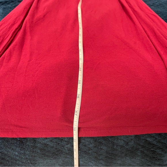 Kindred Bravely Burgundy Cross Front V-Neck Nursing Midi Dress Soft Modal XS - Picture 10 of 10